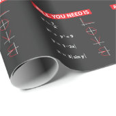 Mathe-Algebra-Mathematik-Lehrer-Geschenk-Idee Geschenkpapier (Rolleneckpunkt)