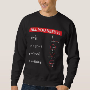 Mathe-Algebra-Mathematik-Lehrer-Geschenk-Idee Sweatshirt
