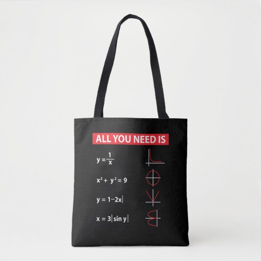 Mathe-Algebra-Mathematik-Lehrer-Geschenk-Idee Tasche (Vorderseite)