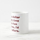 Mathe-Algebra-Tasse Kaffeetasse (Mittel)