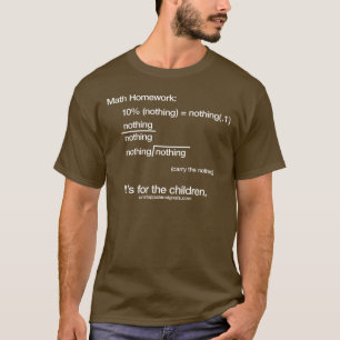 Mathe auf Brown - Männer T-Shirt