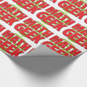 Mathe-Aussenseiter Geschenkpapier (Ecke)