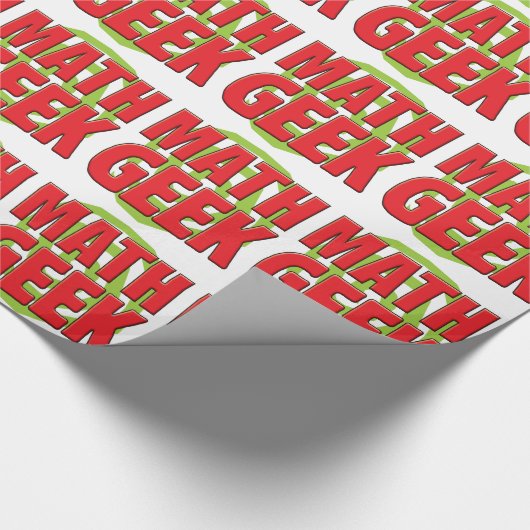 Mathe-Aussenseiter Geschenkpapier (Ecke)