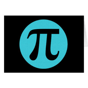 Mathe-Aussenseiter PU-Symbol, blau auf Schwarzem