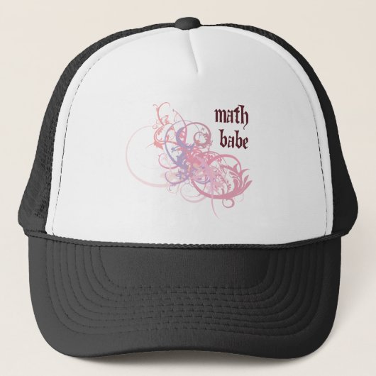 Mathe-Baby Truckerkappe (Vorderseite)