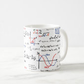 Mathe-Betrüger-Blatt-Tasse Kaffeetasse (VorderseiteRechts)