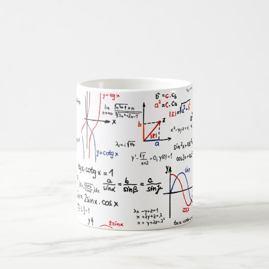 Mathe-Betrüger-Blatt-Tasse Kaffeetasse (Mittel)