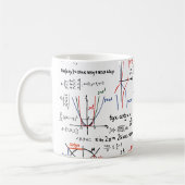 Mathe-Betrüger-Blatt-Tasse Kaffeetasse (Links)