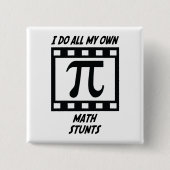 Mathe-Bremsungen Button (Vorderseite)