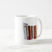 Mathe-Bücherregal Kaffeetasse (VorderseiteRechts)