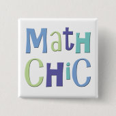 Mathe-Chic Button (Vorderseite)