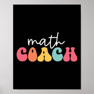 Mathe-Coach Mathematik Mathelehrer Mathematiker Poster