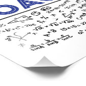 Mathe Coach Tutor Mathematik Lehrer Fotodruck (Ecke)