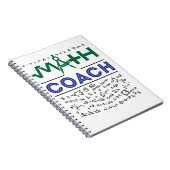 Mathe Coach Tutor Mathematik Lehrer Notizblock (Rechte Seite)
