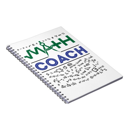 Mathe Coach Tutor Mathematik Lehrer Notizblock (Rechte Seite)