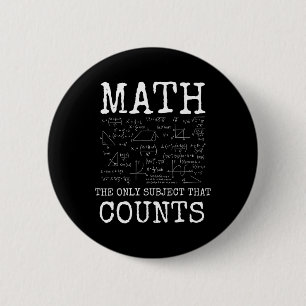 Mathe Das Einzige Fach Das Zählt Lustiger Lehrer  Button