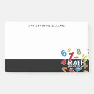Mathe - Das Einzige Fach, Das Zählt Post-it Klebezettel