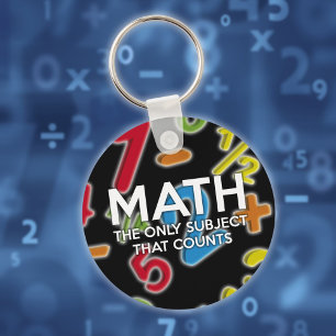 Mathe. Das einzige Fach, das zählt Schlüsselanhänger