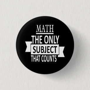 Mathe. Das einzige Thema, das zählt. Button