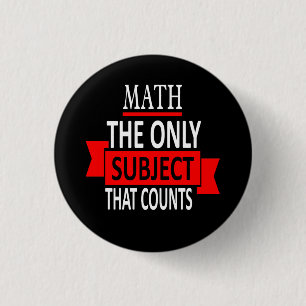 Mathe. Das einzige Thema, das zählt. Button