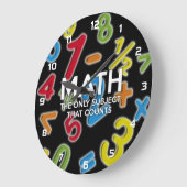 Mathe. Das einzige Thema, das zählt Große Wanduhr (Winkel)