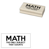 Mathe. Das einzige Thema, das zählt Gummistempel (Stempel)