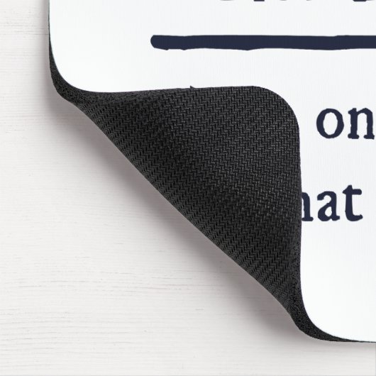 Mathe das einzige Thema, das zählt Mousepad (Ecke)