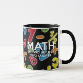 Mathe. Das einzige Thema, das zählt Tasse