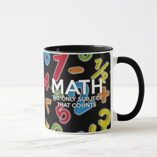 Mathe. Das einzige Thema, das zählt Tasse (Rechts)
