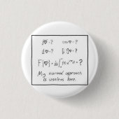 Mathe der Liebe Button (Vorderseite)