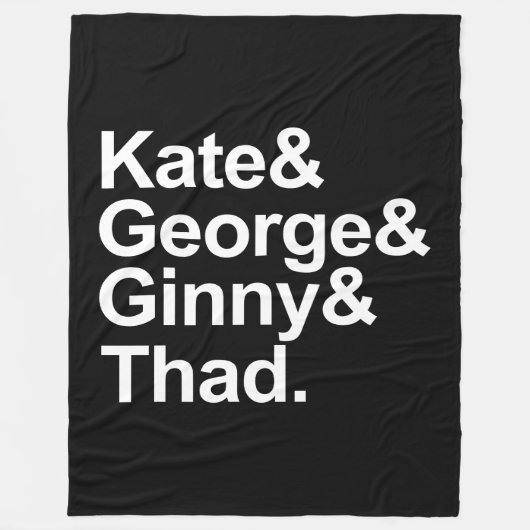 Mathe Detectives - Kate, George, Ginny und Thad Fleecedecke (Vorderseite)