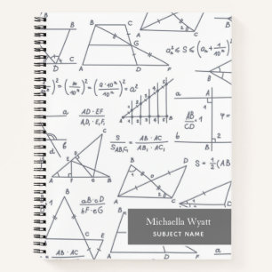 Mathe-Diagramme Muster modernes Millimeterpapier Notizblock