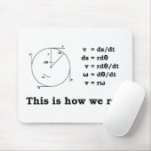 Mathe! Dieses ist, wie wir rollen Mousepad (Mit Mouse)