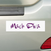 Mathe-Diva Autoaufkleber (Auf Auto)