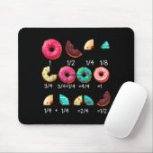 Mathe-Donut-Bruch-Anfangsunterricht-Lehrergeschenk Mousepad (Mit Mouse)