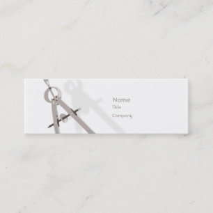 Mathe - dünn mini visitenkarte