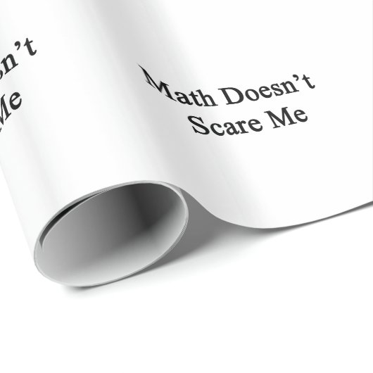 Mathe erschrickt mich nicht geschenkpapier (Rolleneckpunkt)