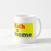 Mathe = fantastische Tasse (VorderseiteRechts)