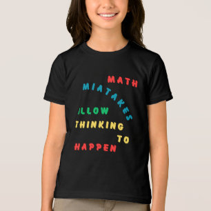 Mathe-Fehler erlauben es zu denken Tri-Blend Shirt