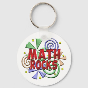 Mathe-Felsen Schlüsselanhänger