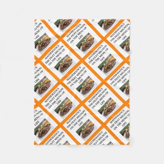 MATHE FLEECEDECKE (Vorderseite)