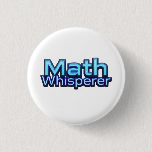 Mathe Flüsterer Button (Vorderseite)