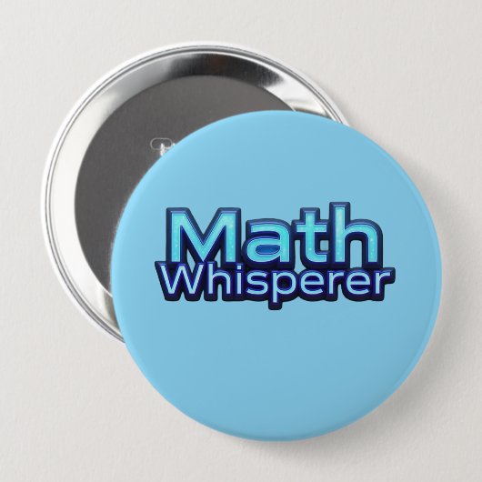 Mathe-Flüsterer Button (Vorne & Hinten)