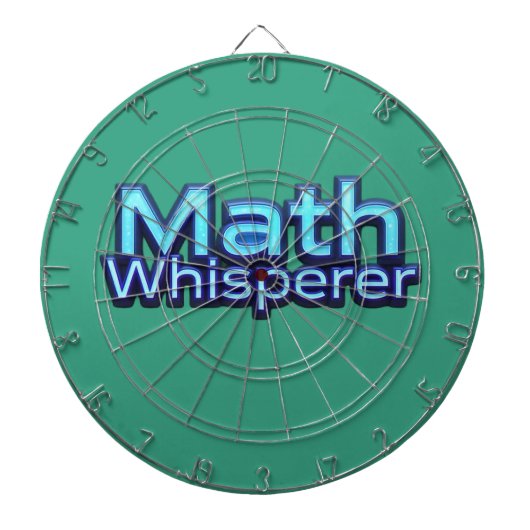 Mathe Flüsterer Dartscheibe (vorne)