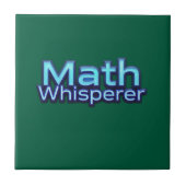 Mathe Flüsterer Fliese (Vorderseite)