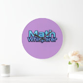 Mathe Flüsterer Große Wanduhr (Zuhause)