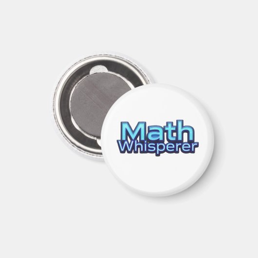 Mathe Flüsterer Magnet (Vorderseite/Rückseite)