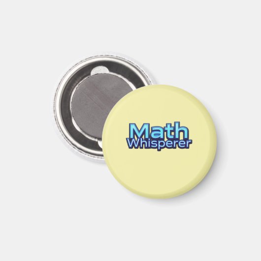 Mathe-Flüsterer Magnet (Vorderseite/Rückseite)