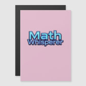 Mathe-Flüsterer Magneteinladung (Vorne/Hinten)
