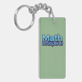 Mathe-Flüsterer Schlüsselanhänger (Vorderseite links)